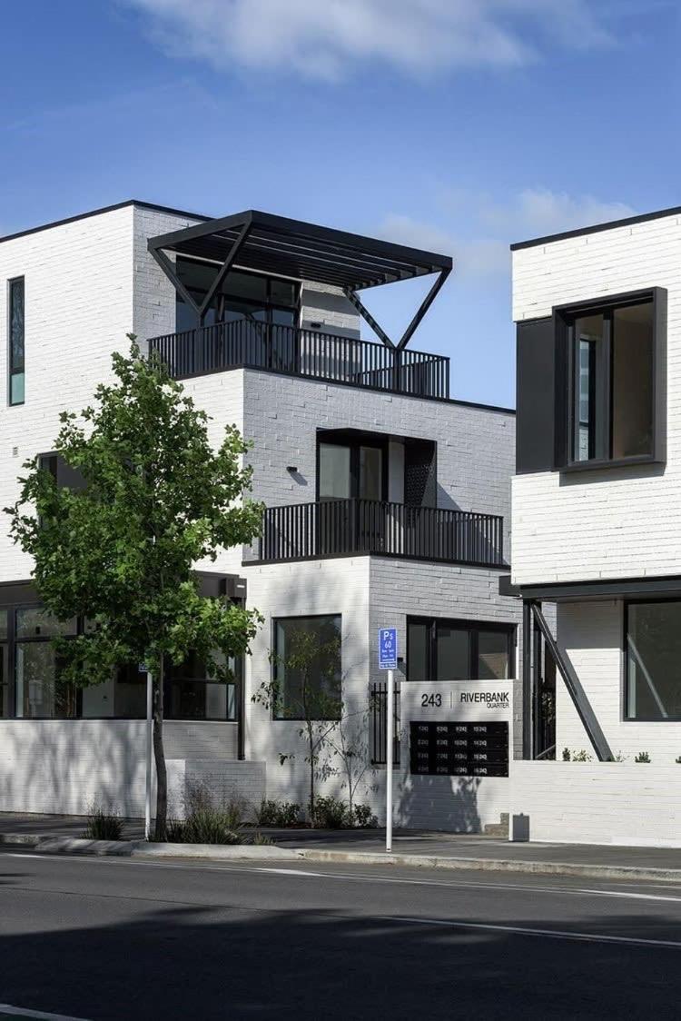 Vila Chic And Contemporary Living At Cambridge Terrace Christchurch Exteriér fotografie