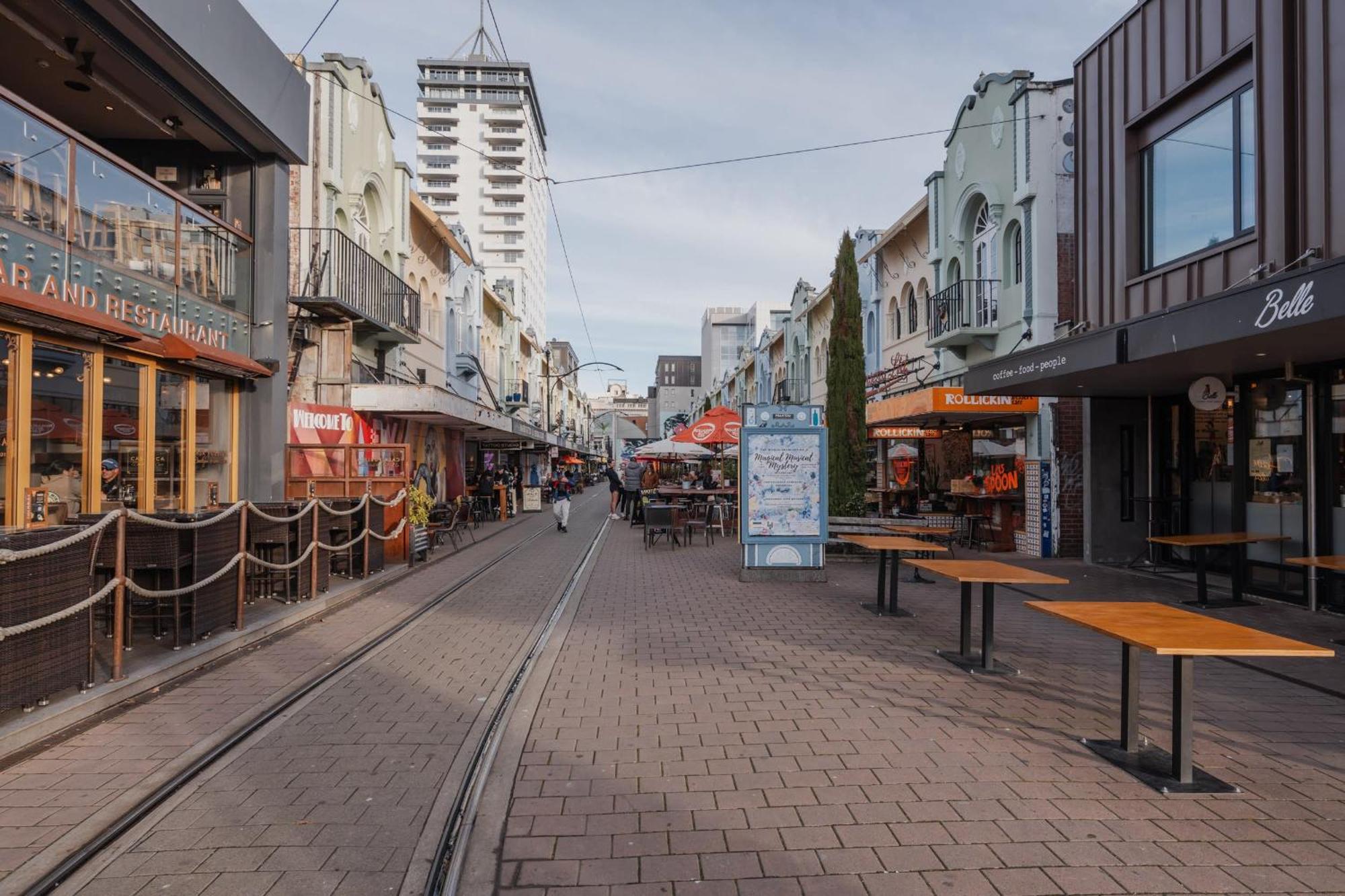 Vila Chic And Contemporary Living At Cambridge Terrace Christchurch Exteriér fotografie
